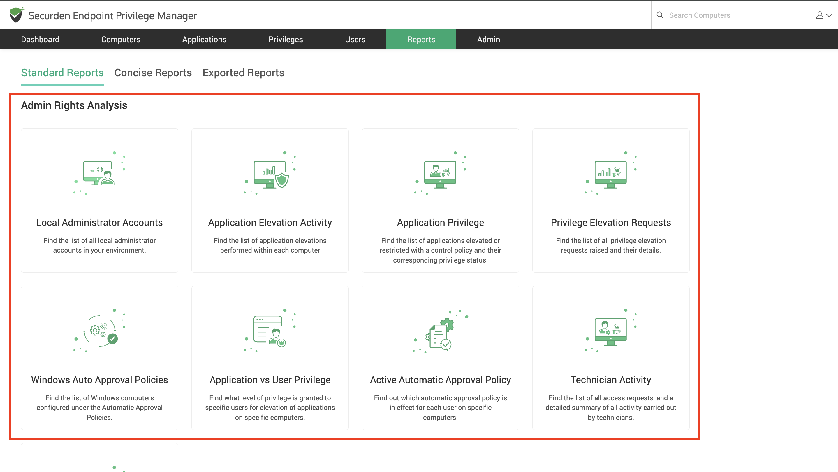 Admin Rights Analysis Reports In EPM