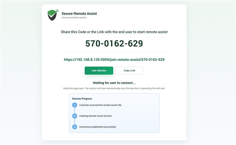 Remote Sessions For Troubleshooting Using EPM