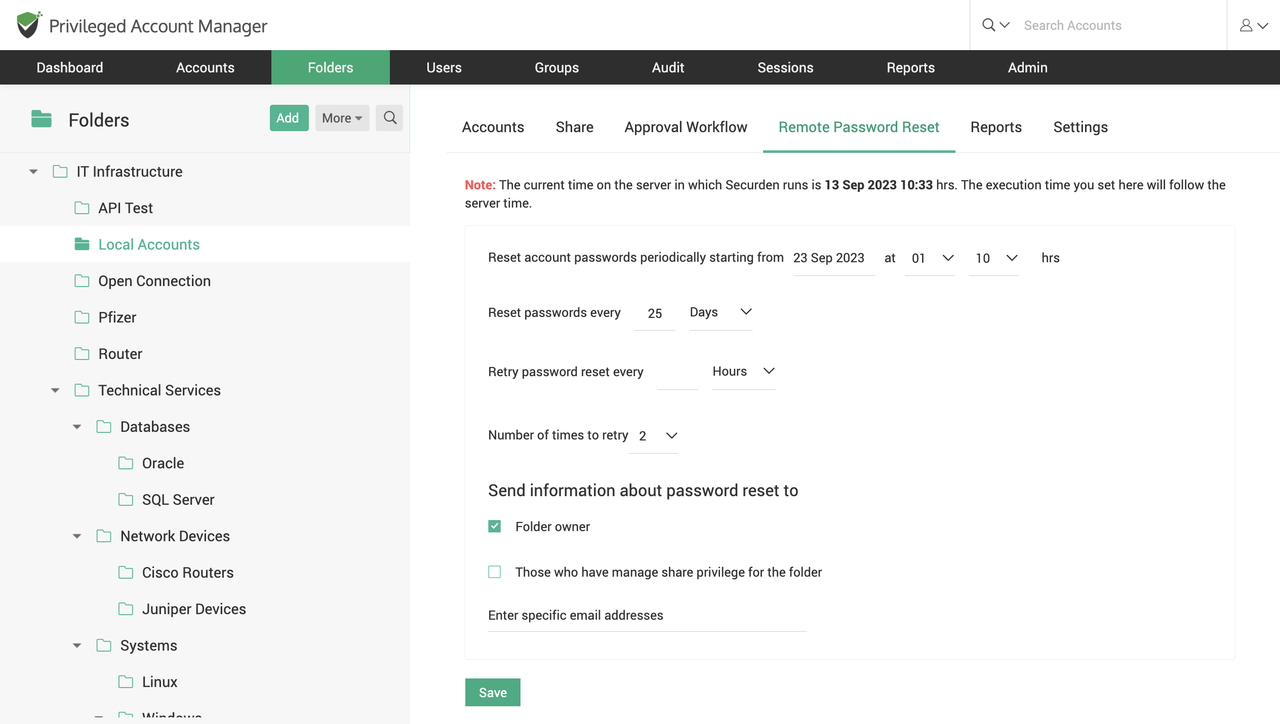 Automate Remote Password Resets