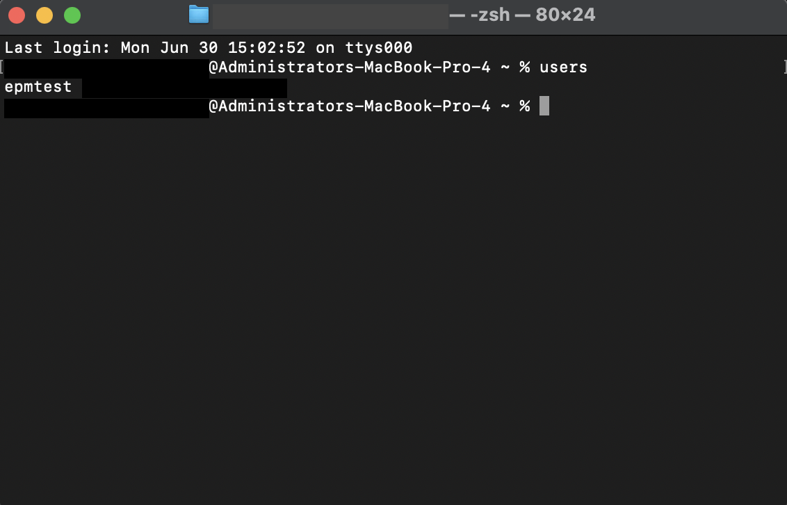 View Mac User List Using Terminal