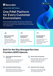 Brochure Unified PAM MSP