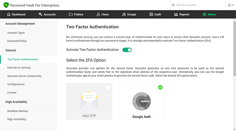 Two-Factor Authentication
