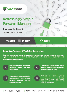 Password Vault Brochure